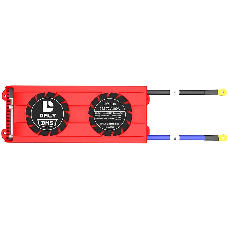 Daly smart bms Lifepo4 24S 72V 100A with FAN bluetooth 33 65 184