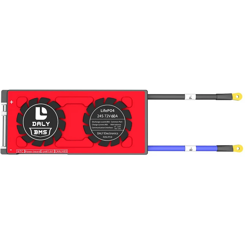Daly smart bms Lifepo4 24S 72V 60A bluetooth 18 66 128