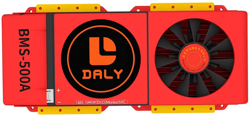 Daly smart bms Lion 3S 12V 500A FAN bluetooth BMS boardithium battery protection Board 52130257