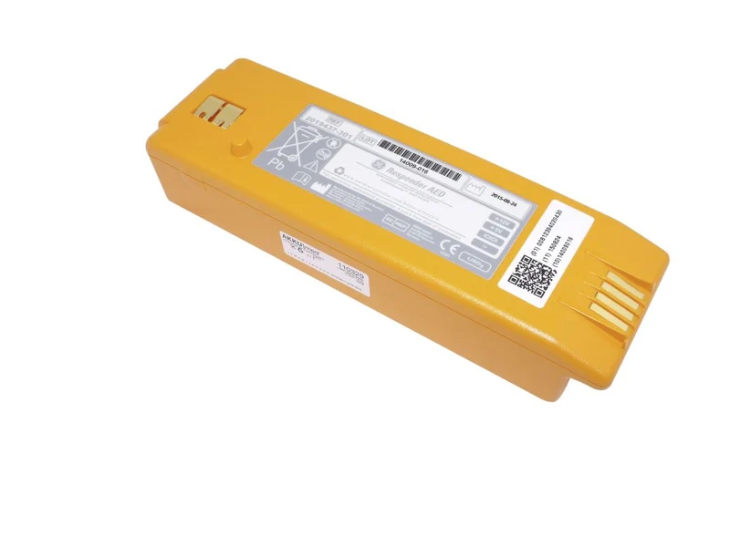 GE Healthcare Original Lithiumbatterie GE Responder AED Defibrillator Typ 2019437-001, 2019437-301 - 12 V 7500 mAh 235x45x70 mm