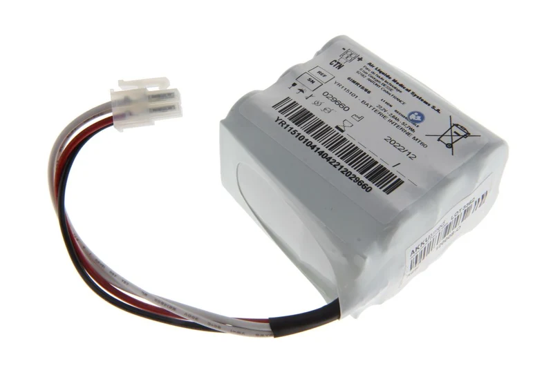 Air Liquide Original Li Ion Akku Air Liquide passend für Beatmungsgerät T60, intern - 22,2 V 2600 mAh 67x68x38 mm