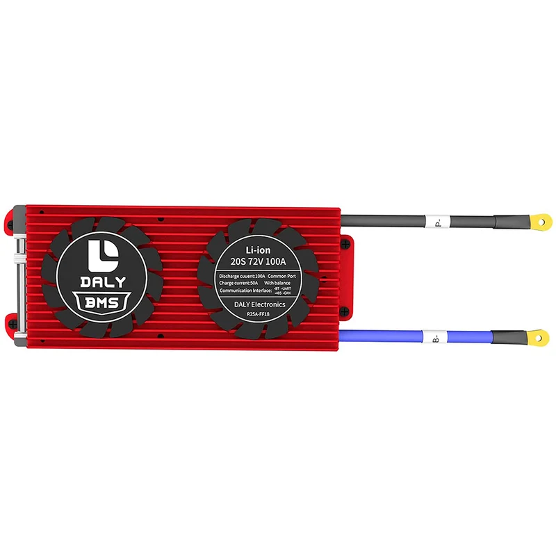 Daly smart bms Lifepo4 20S 60V Li-ion 20S 72V 100A bluetooth 24 65 166