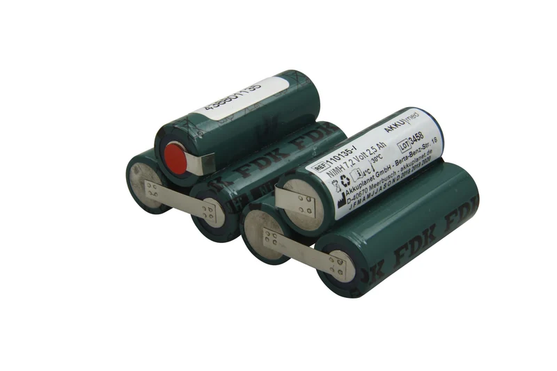 AKKUmed NiMH Akkueinsatz passend für Nellcor Kapnometer/ Pulsoximeter NPB70 NPB75/ Covidien/N80 - 7,2 V 2500mAh 85x30x53 mm