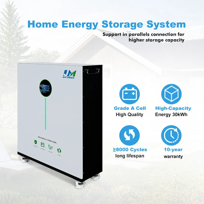 JM 48V 51.2V 560ah 600ah 30kwh LiFePO4 Lithium Battery with BMS for Solar Home Energy Storage System