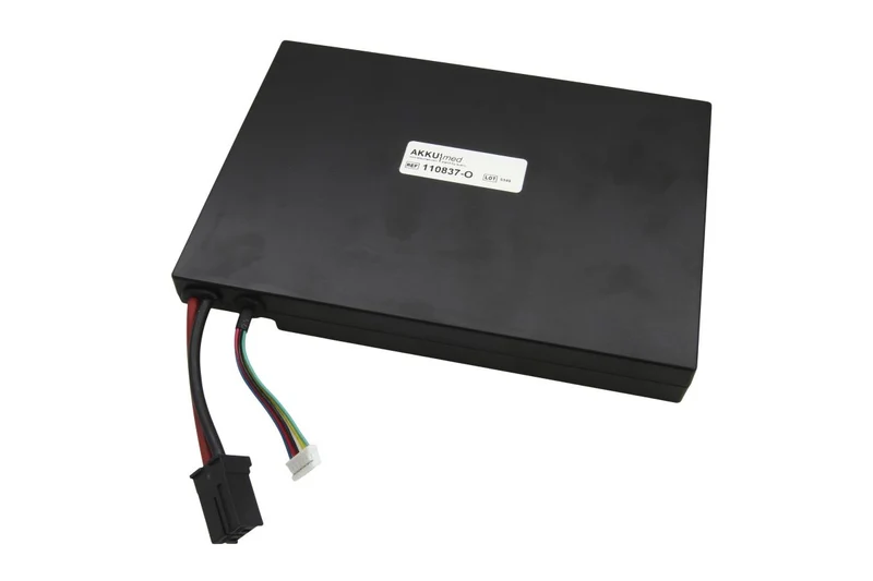 Ge Healthcare Original Li Ion Akku GE Healthcare für Ultraschall Logiq S7, S8 Expert, P7, P9, E10 Typ 5450061-3 - 5,85 V 6000mAh 175x125x22mm