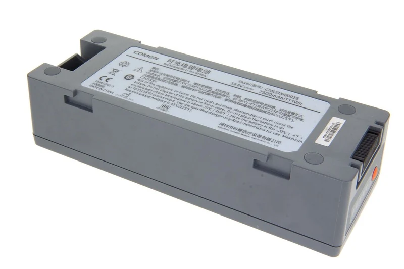 Comen Original Li Ion Akku für Comen Monitor S5, S8 Typ 022-000176-00 - 14,8 V 7500 mAh 180x65x47,5 mm