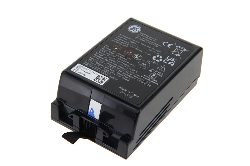 GE Healthcare Original Li Ion Akku passend für GE VIVID IQ, Typ 5717315 - 18 V 5400mAh 111x74x40 mm