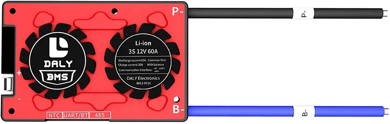 Daly smart bms Lion 3S 12V 60A bluetooth BMS boardithium battery protection Board 1866128