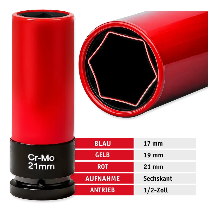 Schoneinsätze für Alufelgen 17-19-21 mm