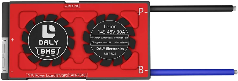 Daly smart bms Li-ion 14S 48V 30A bluetooth BMS board13 66 128