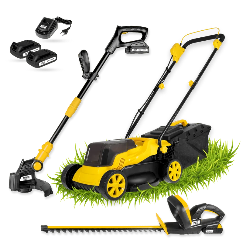 Akku Gartengeräte Set