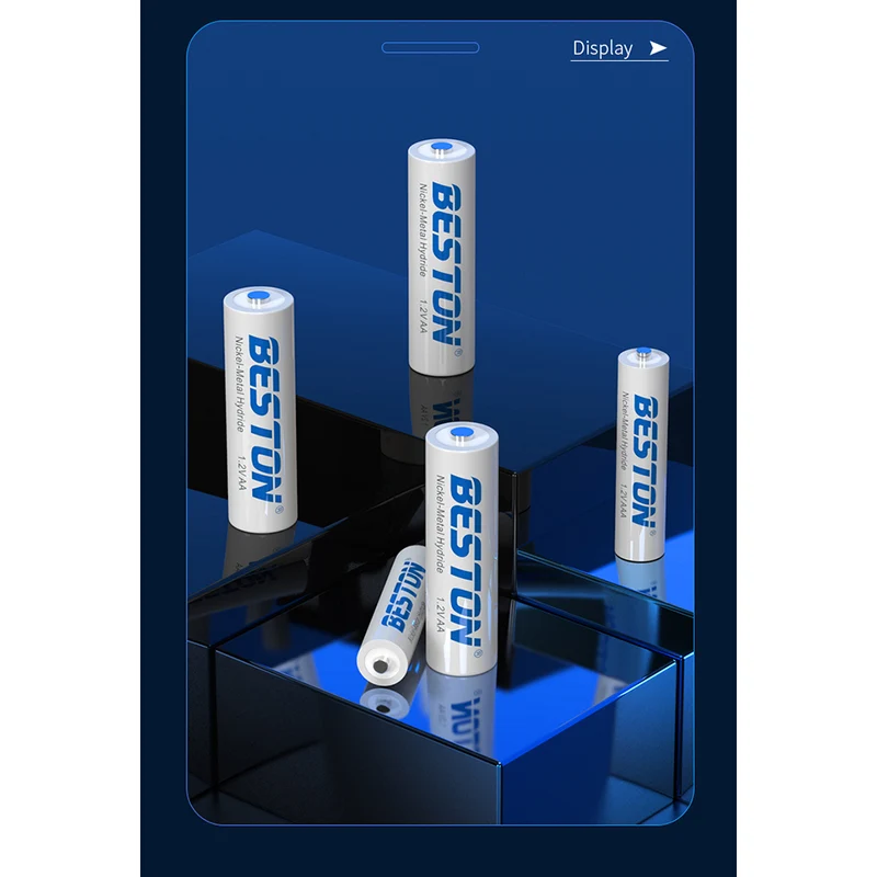 1,2 V Ni-mh Ni-CD AA AAA Smart Charger Micro USB für Ladegerät 4 Steckplätze