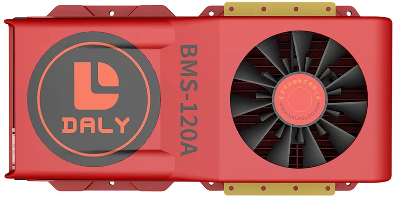 Daly smart bms Li-ion 7S 24V 120A bluetooth with Fan 50120209