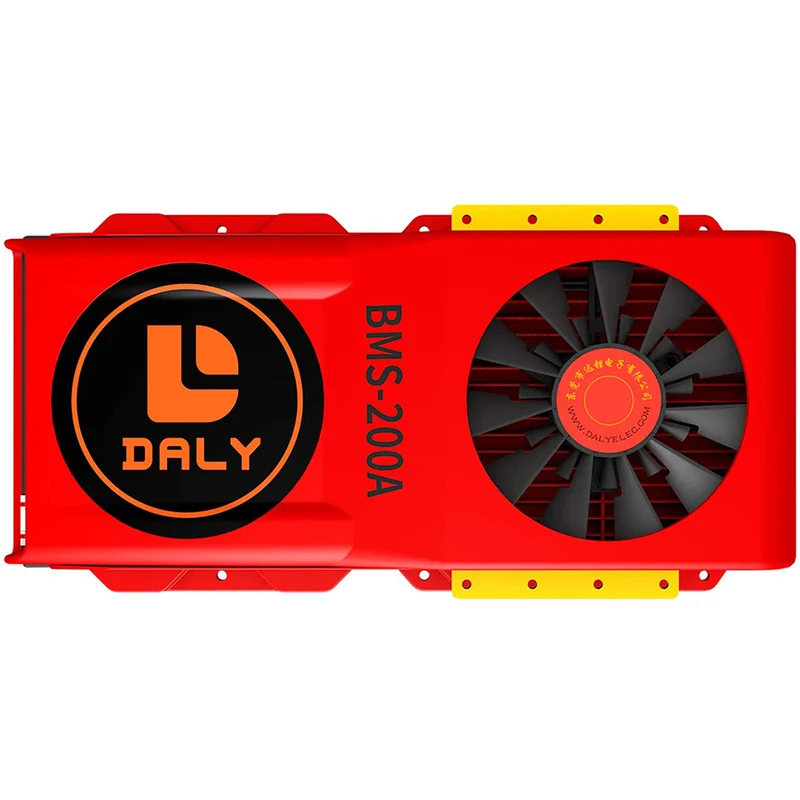 Daly smart bms Lifepo 4S 12V 200A FAN bluetooth BMS board 52 130 235