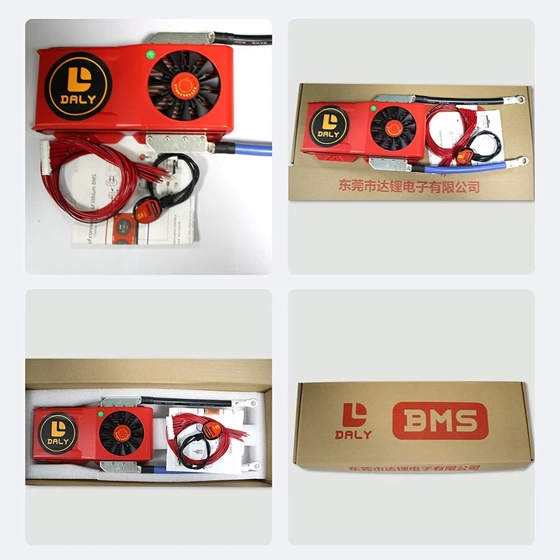 Daly smart bms Lifepo 4S 12V 200A FAN bluetooth BMS board 52 130 235