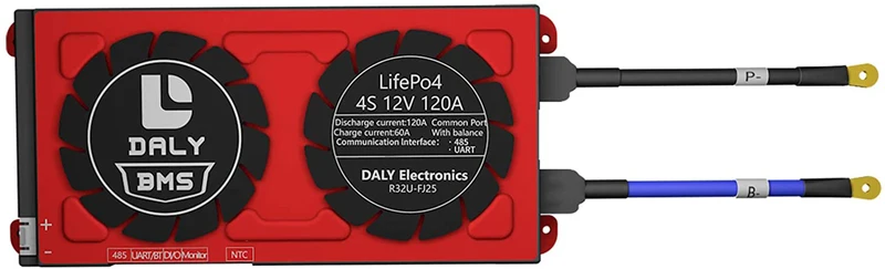 Daly smart bms Lifepo 4S 12V 120A bluetooth BMS board 2095212