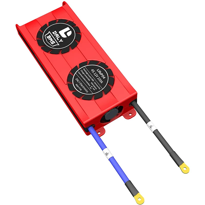 Daly smart bms Lifepo 4S 12V 100A FAN bluetooth BMS board ithium battery protection Board 3365184