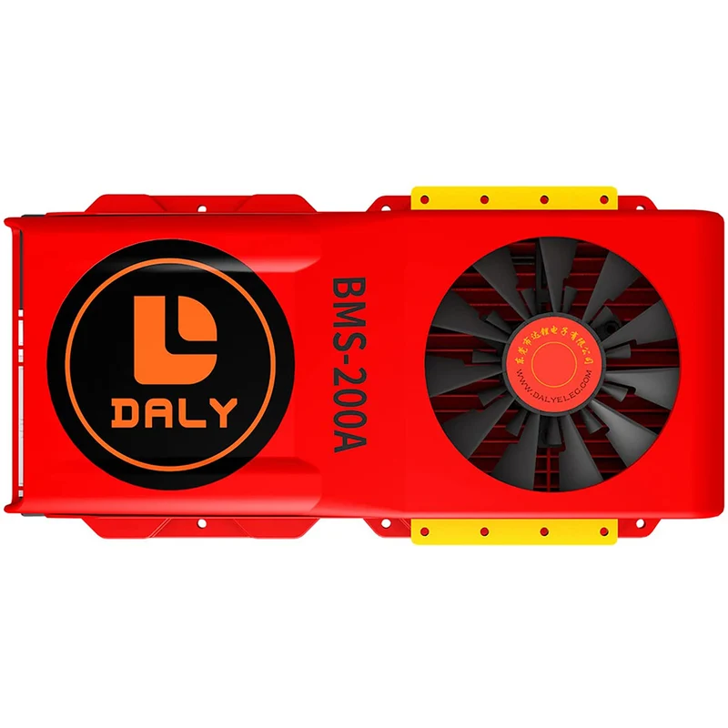 Daly smart bms Lifepo4 24S 72V 200A FAN bluetooth BMS board 52 130 235