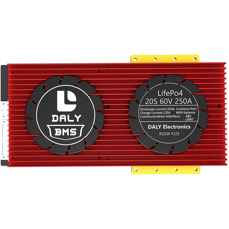 Daly smart bms Lifepo4 20S 60V Li-ion 20S 72V 250A bluetooth BMS board 32130221
