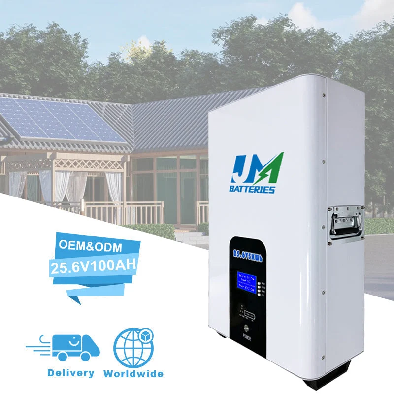 JM 25.6V 200Ah 5kwh lithium battery pack