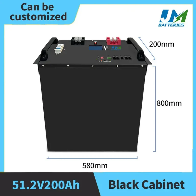 JM launched to new cabinet lithium battery 51.2V 100ah 200ah meet the demand for efficient storage