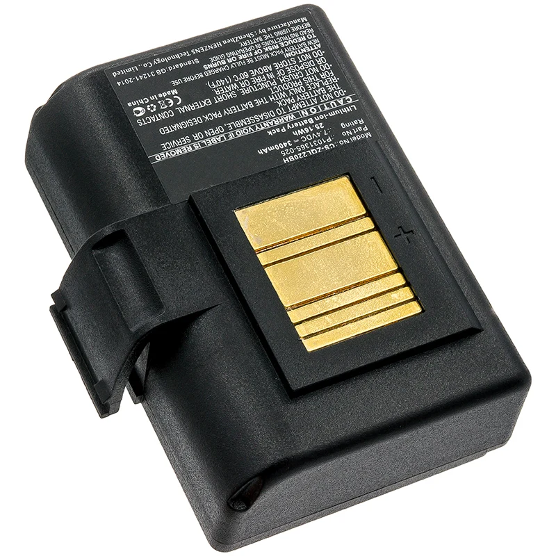 7.4V 3400mAh Tragbarer Drucker akku für QLN220 QLn220HC QLN320 QLn320HC ZQ500 ZQ510 ZQ520 ZQ521 ZQ610 ZQ610HC ZQ620 ZQ620H ZR628 ZR638 Li-ion