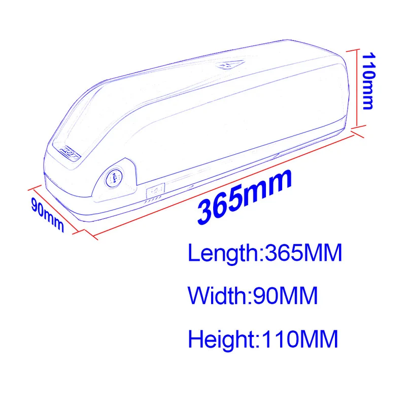 EU Lagerhaus 48V 19.2Ah Batterie S039-3 lithium-ionen Ebike Batterie mit BMS USB für Motor Notfall backup Batterie Motor