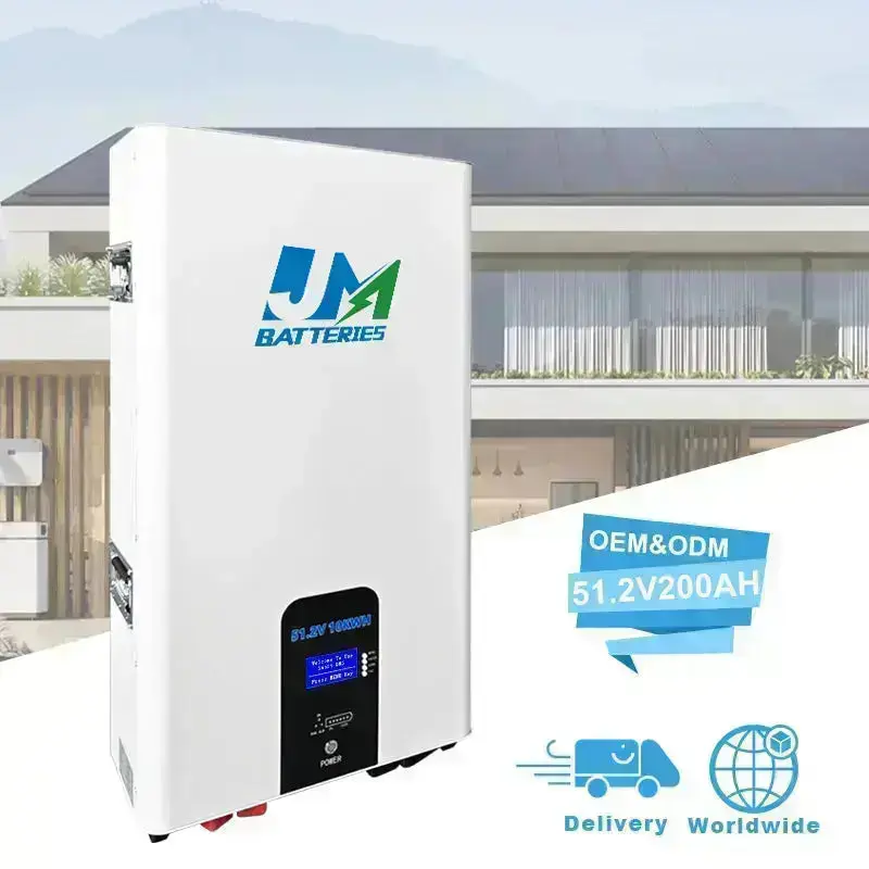 JM Wall-Mounted 51.2V 200AH 100AH 150AH Lithium Battery Ultimate Energy Solution