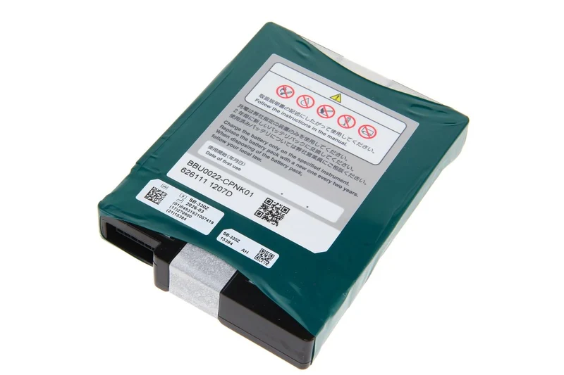 Nihon Kohden Original NiMH Akku für Nihon Kohden NKV-330 Fan - Typ SB-330Z - 12 V 1320 mAh 116,5x92,3x20,4 mm
