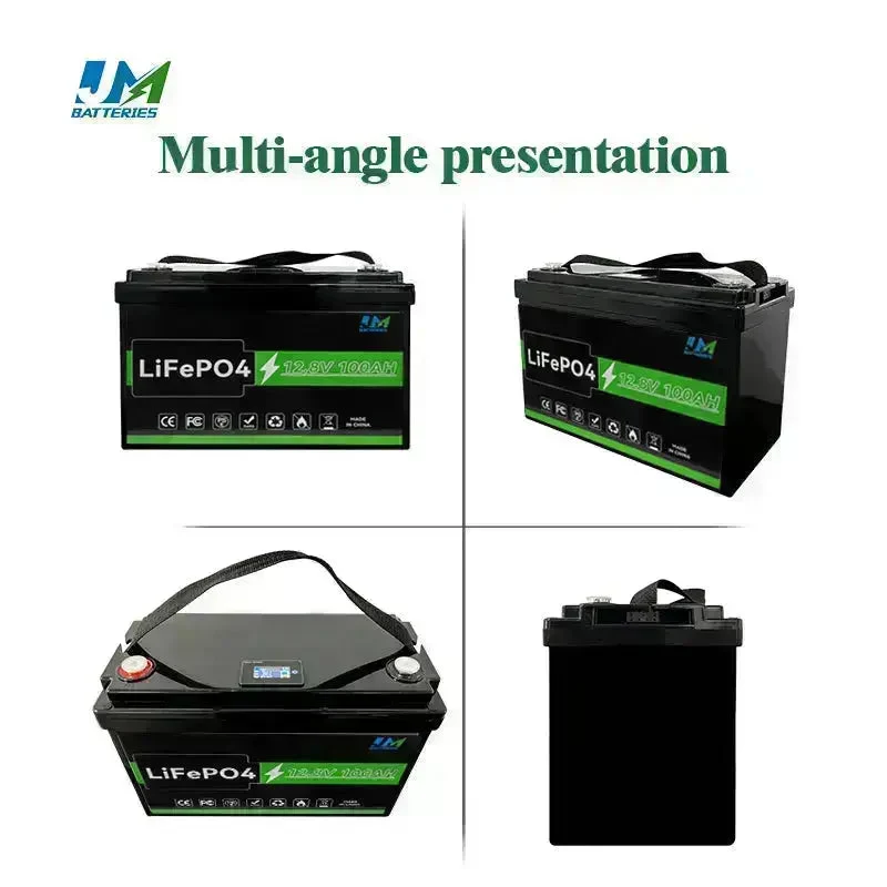 JM Powering Innovations 12.8V 100ah 150ah 200ah 300ah Lithium Iron Phosphate Battery Long Cycle Life Battery