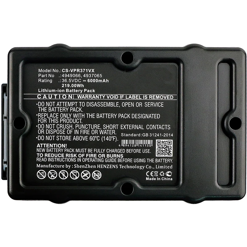 36.5V 6000mAh Rasenmäher akku für Hybrid Power 37 Hybrid Power 40 Power 37 Power 40 Li-ion