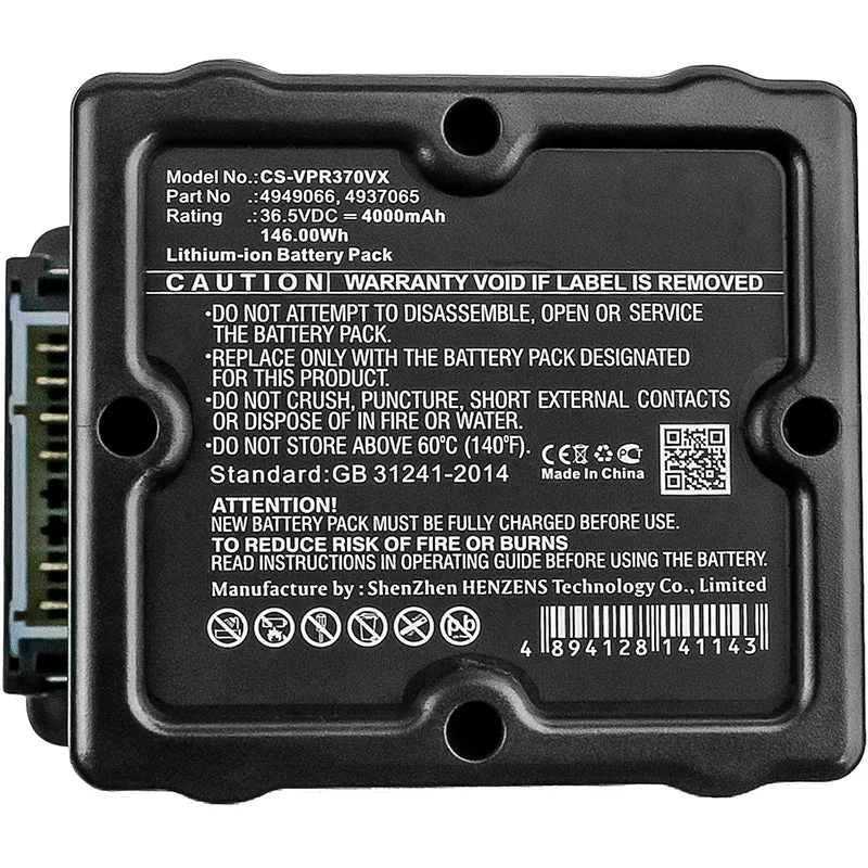 36.5V 4000mAh Rasenmäher akku für Hybrid Power 37 Hybrid Power 40 Power 37 Power 40 Li-ion