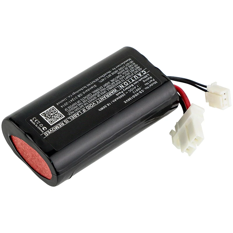 7.4V 2500mAh Vakuum akku für Kobold VG100 Li-ion