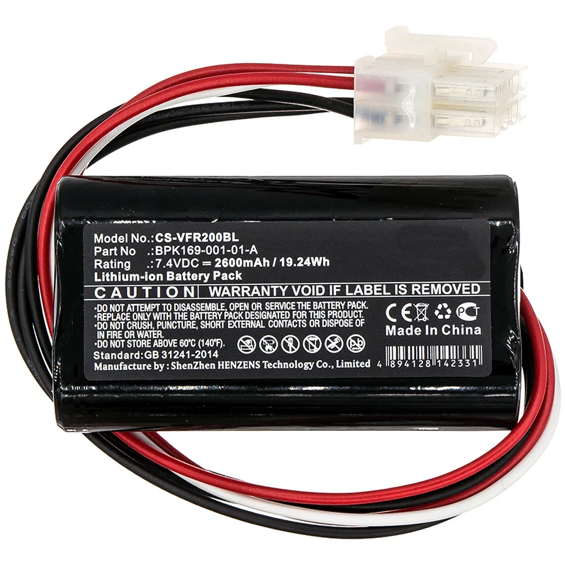 7.4V 2600mAh Zahlungsterminal akku für PCA169-001-01 PCA169-404-01-A Ruby 2 Ruby CI Li-ion