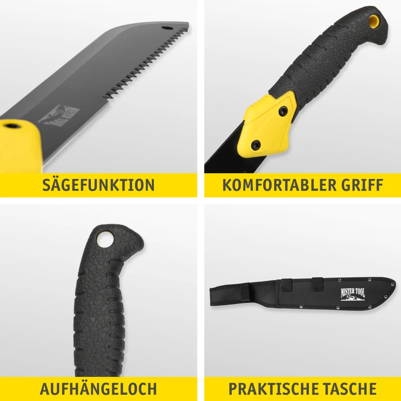 Mehrzweck-Machete mit Sägefunktion