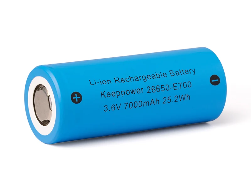 Restposten Keeppower 26650-T700 Li-Ion Akku 3,6V - 3,7V 7000mAh¹ Tieftemperatur-Zelle³
