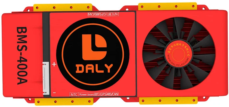 Daly smart bms Li-ion 13S 48V 400A with Fan bluetooth 52 130 257