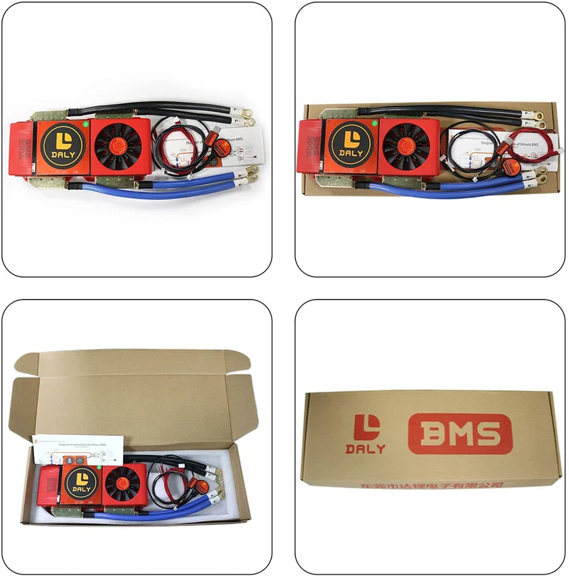 Daly smart bms Li-ion 13S 48V 300A with Fan bluetooth 52 130 257