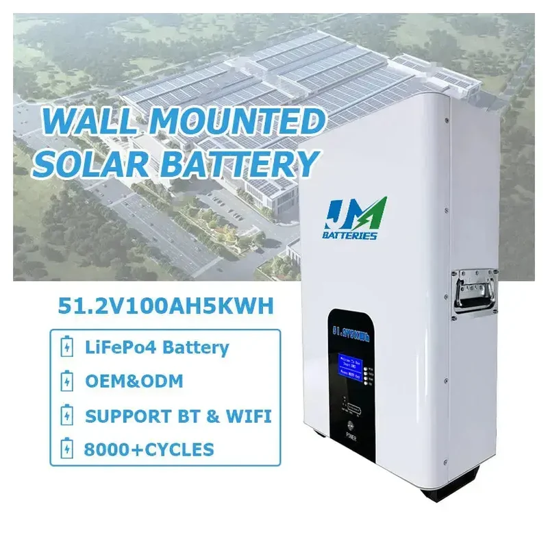 Top Quality Wall Mounted 51.2V Batteries 100AH 200AH Versions Available