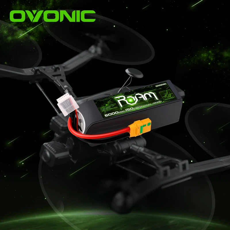 Ovonic Roam Series 6S 6000mAh 150C LiPo-Akku mit XT90-S Anti-Funken-Stecker