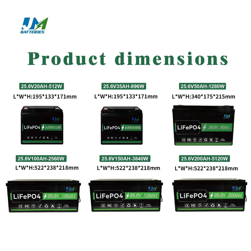 JM 12v 24V lithium car battery 100ah200ah lithium battery batteries