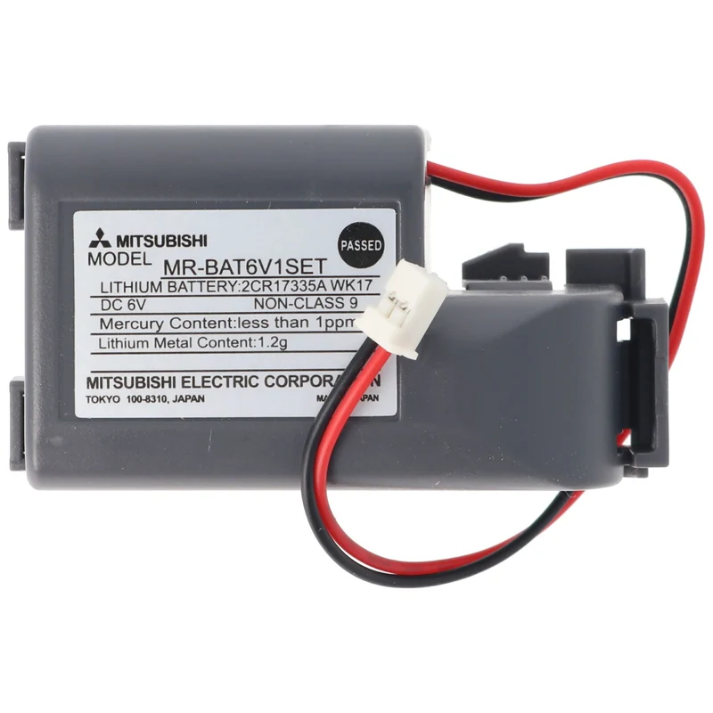 Mitsubishi Original Speicherbatterie 6V ersetzt Mitsubishi 281981 - 1800mAh, Anschlusssytecker Typ JST PAP-02V-S