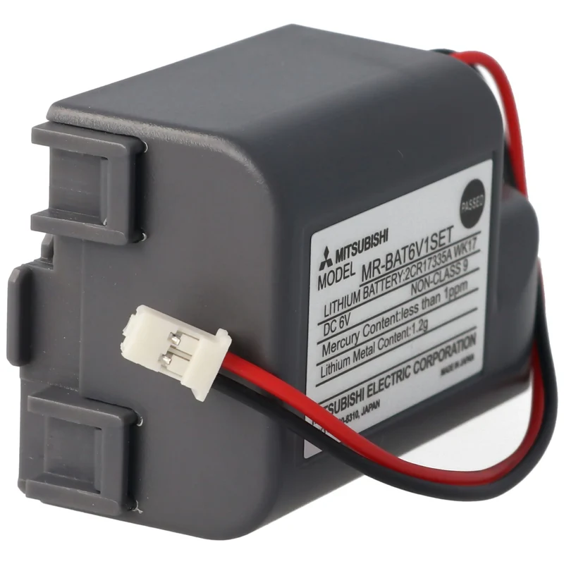 Mitsubishi Original Speicherbatterie 6V ersetzt Mitsubishi 281981 - 1800mAh, Anschlusssytecker Typ JST PAP-02V-S