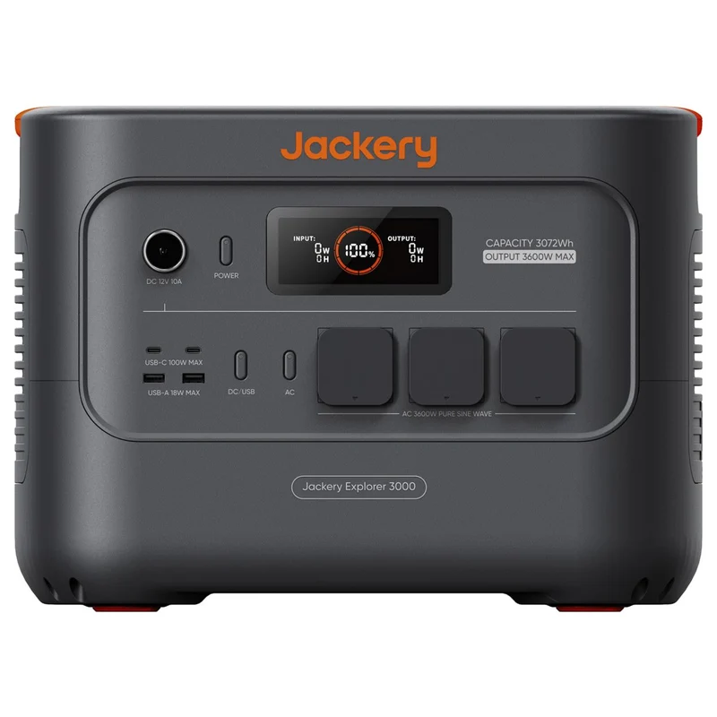 Jackery Explorer 3000 v2 Powerstation 3072 Wh, 3600 W, LiFePO4-Akku