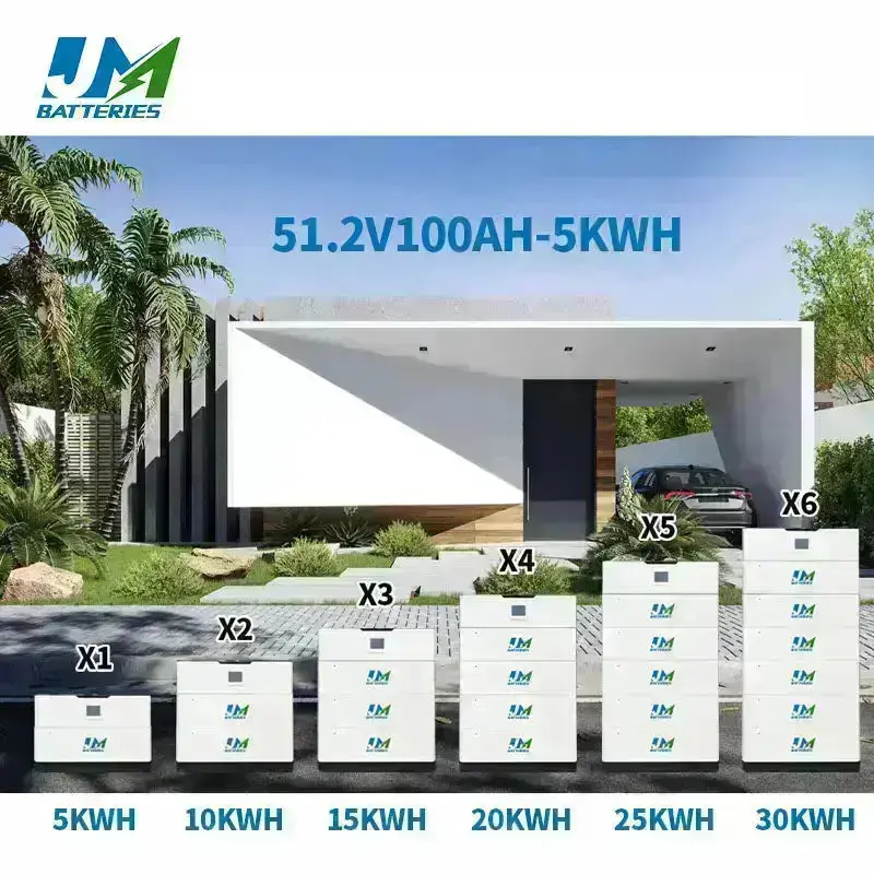 Solar Power Battery Factory 51.2V 300AH Lithium Ion Battery With 5kw Inverter