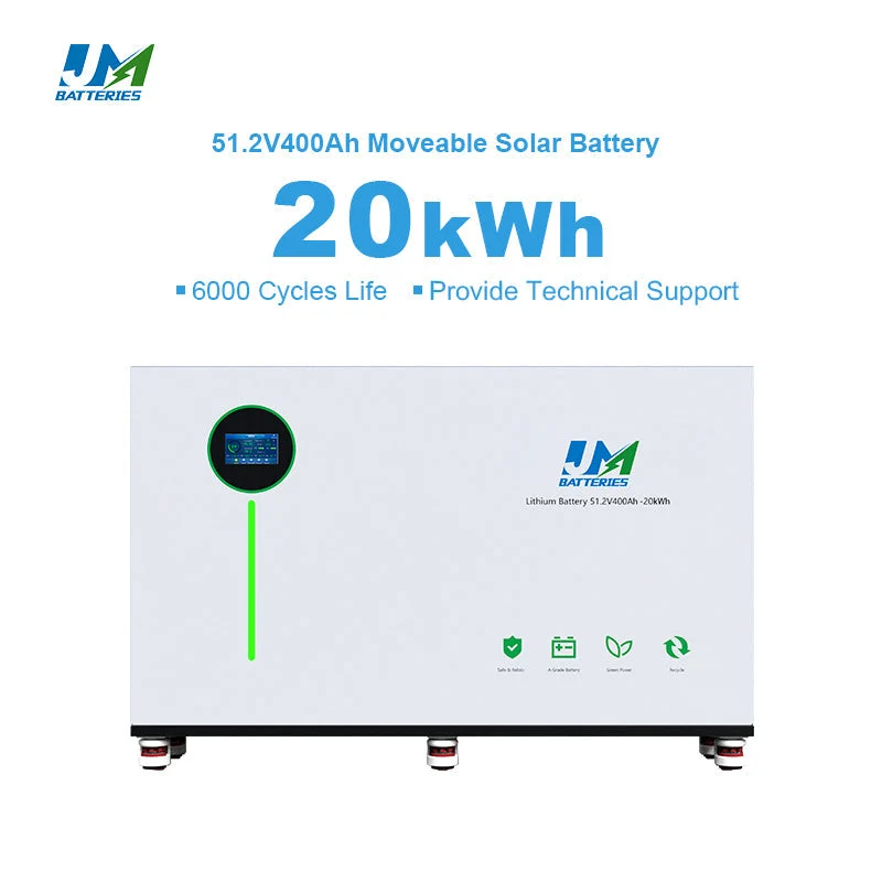 Jm New Style LED 48V 400ah Lithium Battery with Home Energy Storage