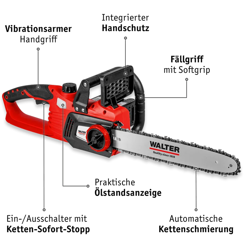 Li-Ion Akku-Kettensäge 40 V "Brushless"