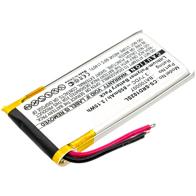 3.7V 850mAh Kabellose Kopfhörer akku für Packtalk Duo Scala Rider Packtalk SRPT0102 Li-Polymer