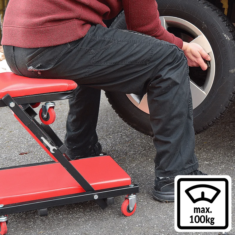 Werkstatt-Rollliege 2-in-1