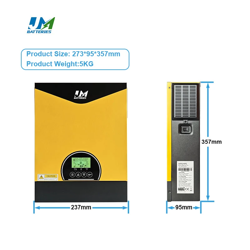 Jm High Quality Wholesale Pure Sine Wave 2kwh Inverter Solar Power Inverters 220V 50Hz Hybrid Solar Inverter